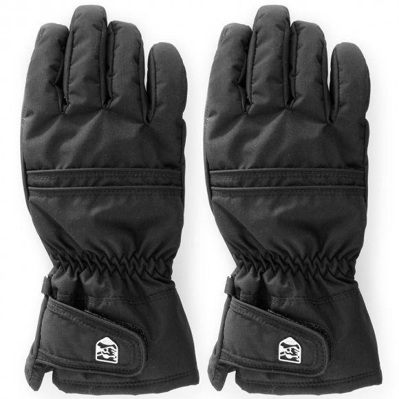 Hestra - Primaloft Leather 5-finger Black