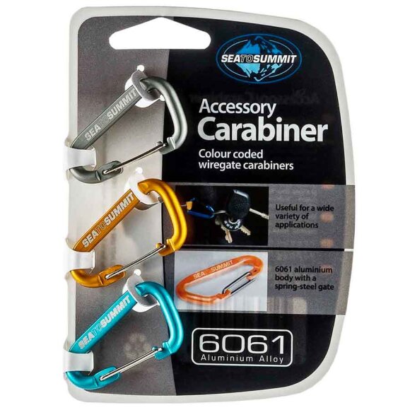 Sea To Summit - Accessory Carabiner Set 3 pcs.