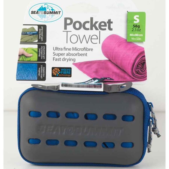 Sea To Summit - Pocket Towel S 40x80 Blue