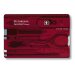 Victorinox - SwissCard Classic Red Transparent