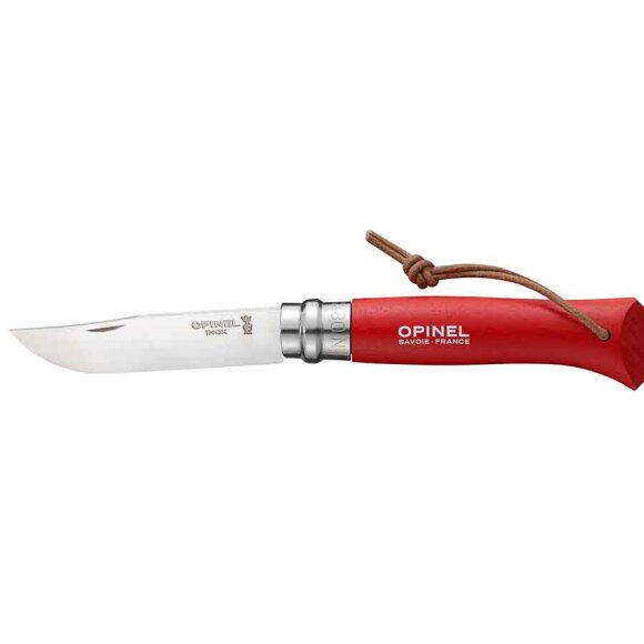 Opinel - Opinel No. 08 Red Trekking Stainless Steel