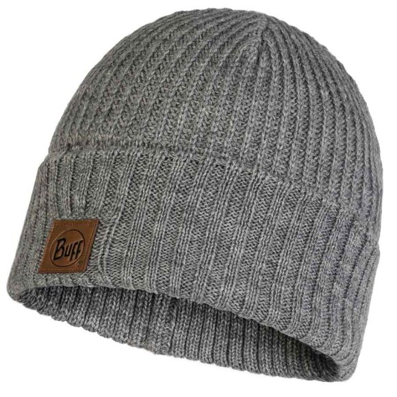 Buff - Knitted Hat Daily Melange Grey