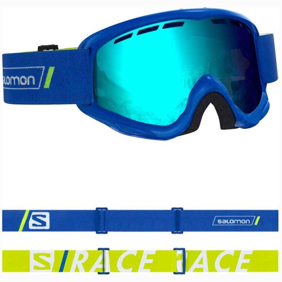 Salomon - Juke Jr. Race Blue Goggles til børn