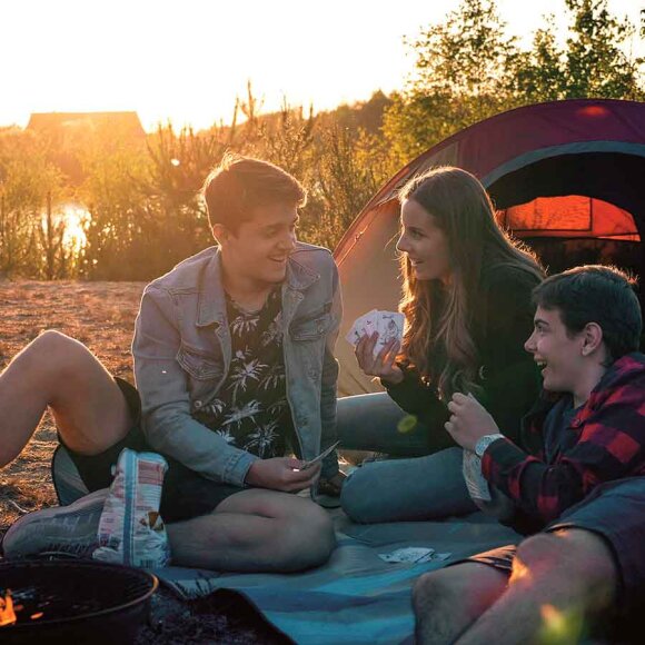 Easy Camp - Picnictæppe Backgammon