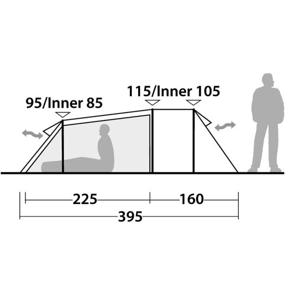 Robens - Voyager Versa 3 Robens Tunneltelt