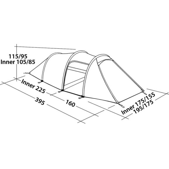 Robens - Voyager Versa 3 Robens Tunneltelt