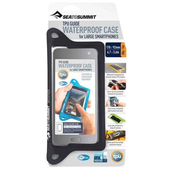 Sea To Summit - TPU Guide Waterproof Case for Smartphones XL Black