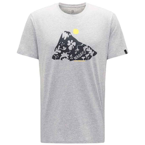 Haglöfs - Camp Tee Men Grey Melange Bomulds T-shirt