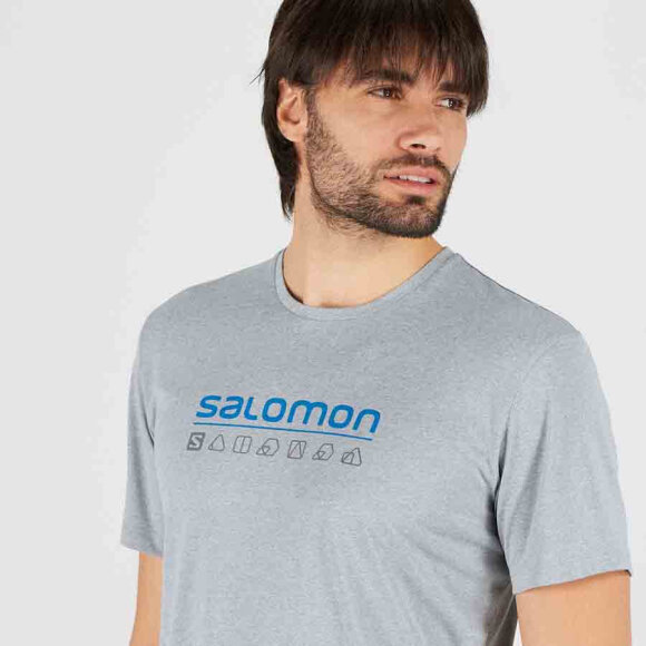 Salomon - Agile Graphic Tee M Alloy