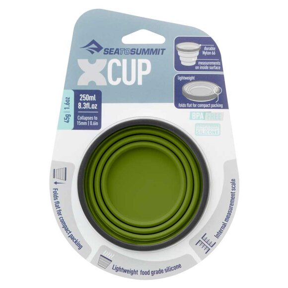 Sea To Summit - X-Cup Olive 250 ml.