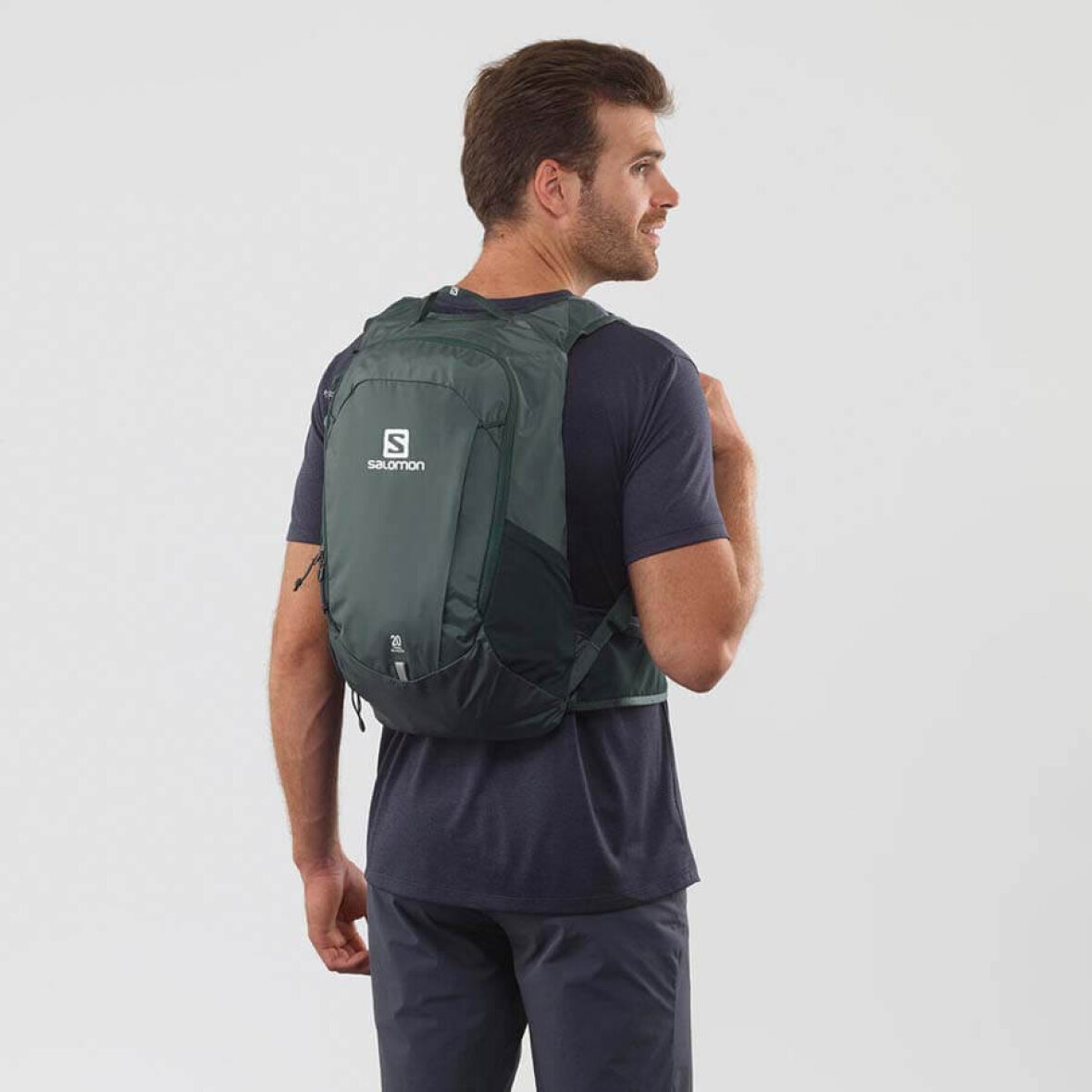 Salomon 20 Green - Let rygsæk smarte funktioner - her