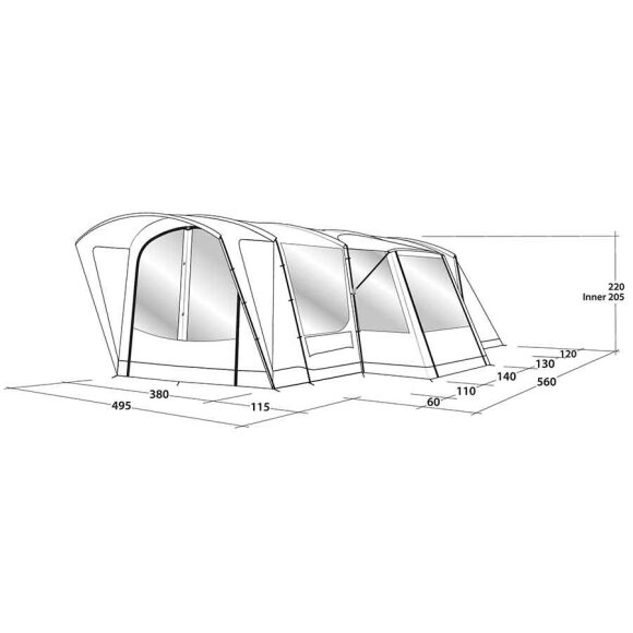 Outwell - Montana 6PE Familietelt