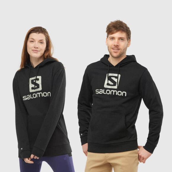 Salomon - Sort Hoodie Outlife Logo Pullover