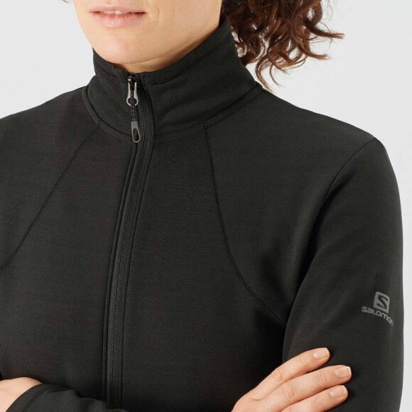 Salomon - Essential Warm FZ Fleece W Black