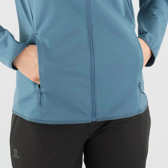 Salomon - Outrack Full Zip Mid W Blue