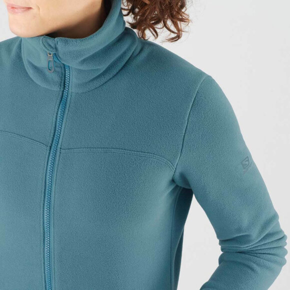 Salomon - Essential Cozy Fleece FZ W Blue