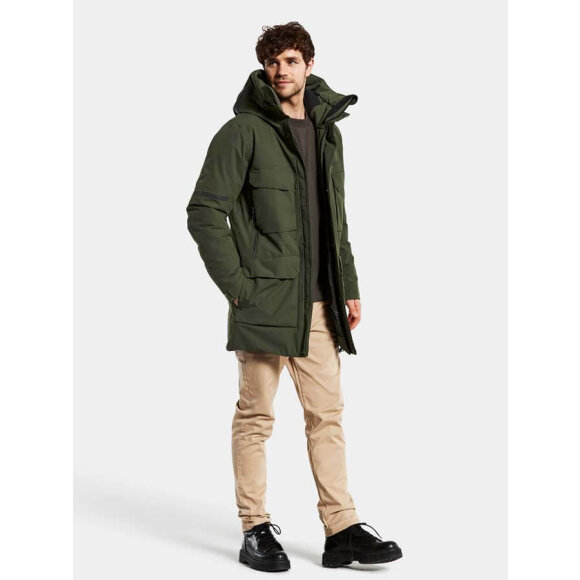 Didriksons - Drew Mens Parka Deep Green