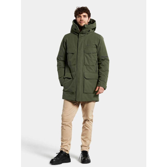 Didriksons - Drew Mens Parka Deep Green