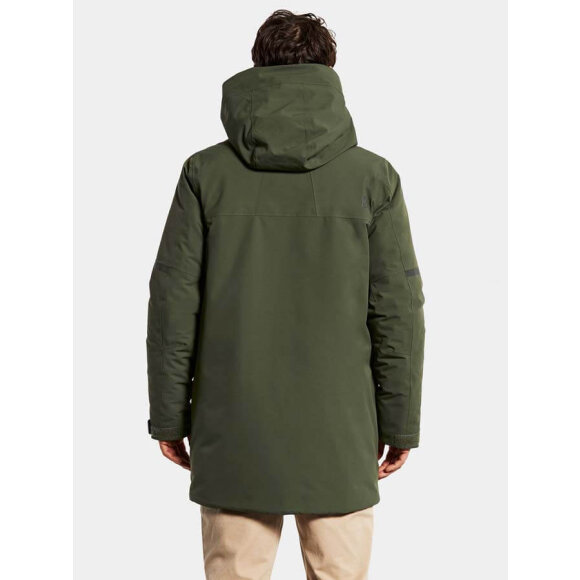 Didriksons - Drew Mens Parka Deep Green