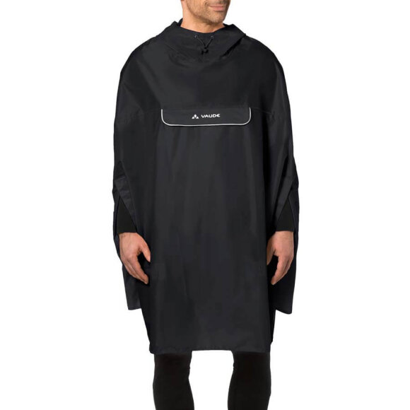 Vaude - Valdipino Poncho Black