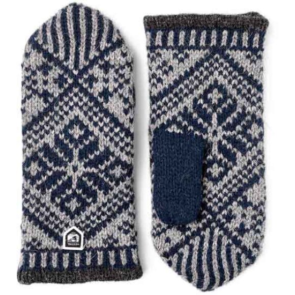 Hestra - Nordic Wool Mitten Navy/Grey