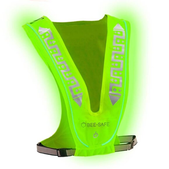 Bee Safe - BEE Sport LED Vest USB Lime