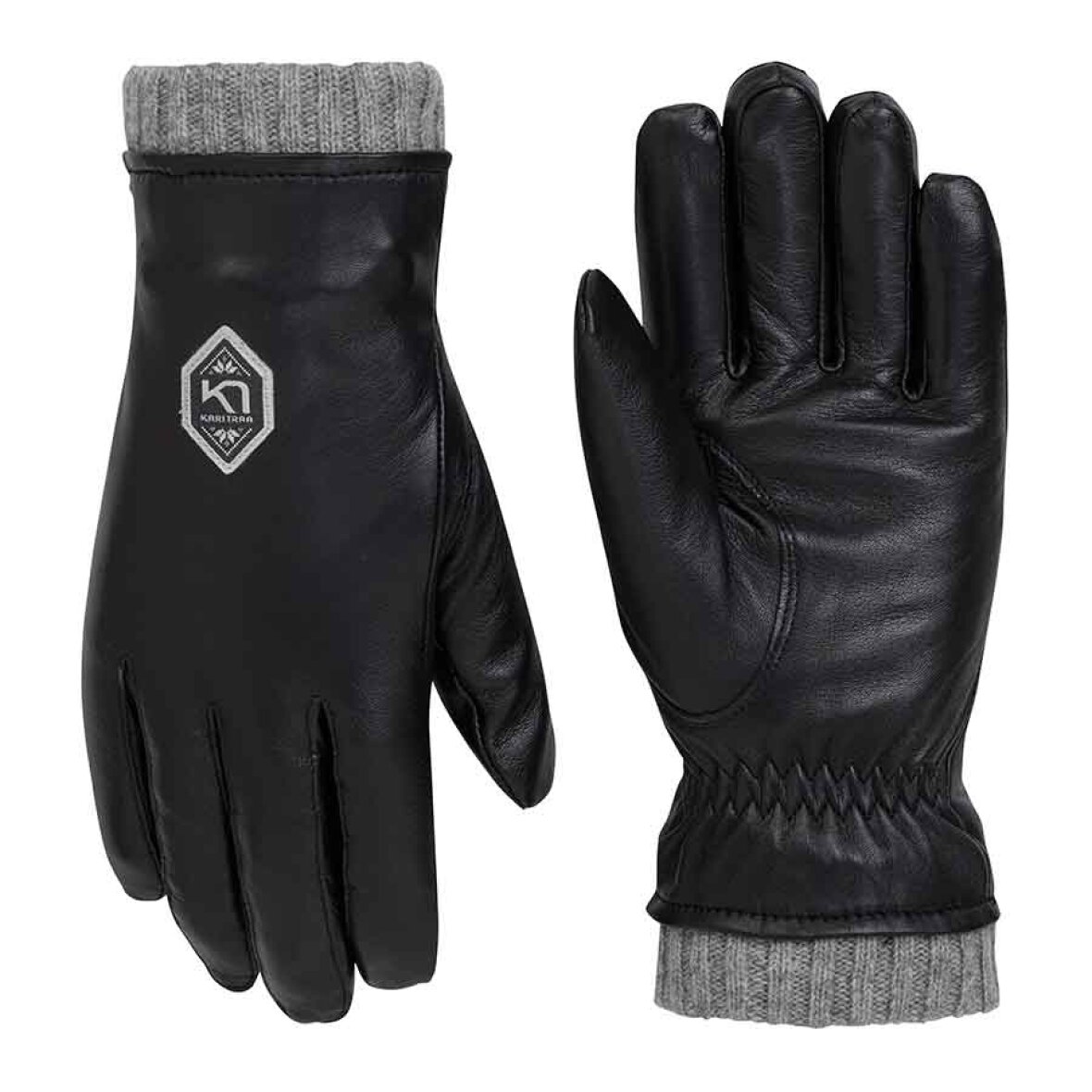 bagage Rejsebureau Edition Kari Traa HIMLE Glove Black - Smuk handske i 100% læder - Køb den her!