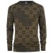 Bula - Check Merino Wool Crew Moss