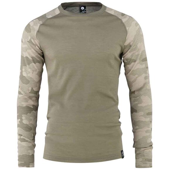 Bula - Camo Merino Wool Crew Sage