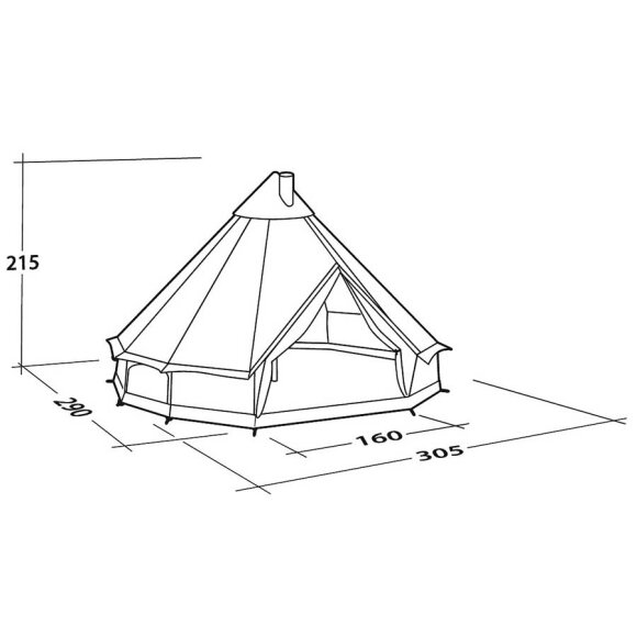 Robens - Klondike S - Lille Tipi telt