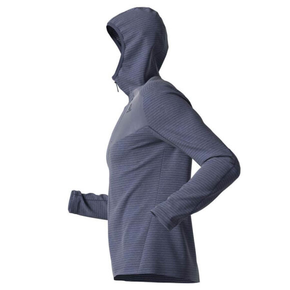 Salomon - Outline FZ Hoodie M Mellemlag