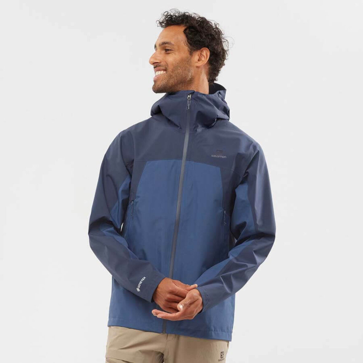 Tak for din hjælp underskud klassisk Salomon skaljakke med 2,5 lag GORE-TEX Paclite®. Vandtæt. Køb her!