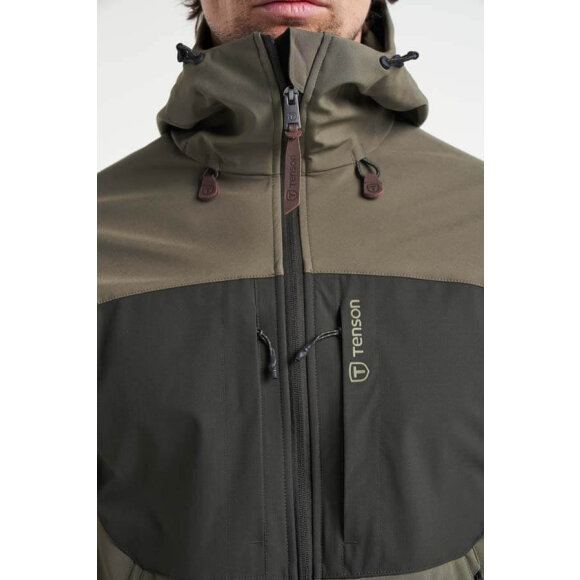 Tenson - Svensk outdoorbrand - outdoortøj - Himalaya Softshell M Olive