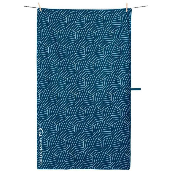 LifeVenture - Recycled SoftFibre Trek Towel Navy