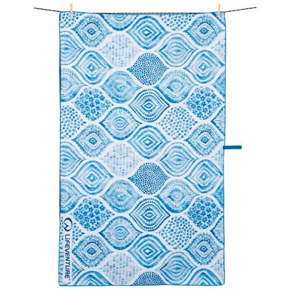 LifeVenture - Recycled SoftFibre Trek Towel Santorini