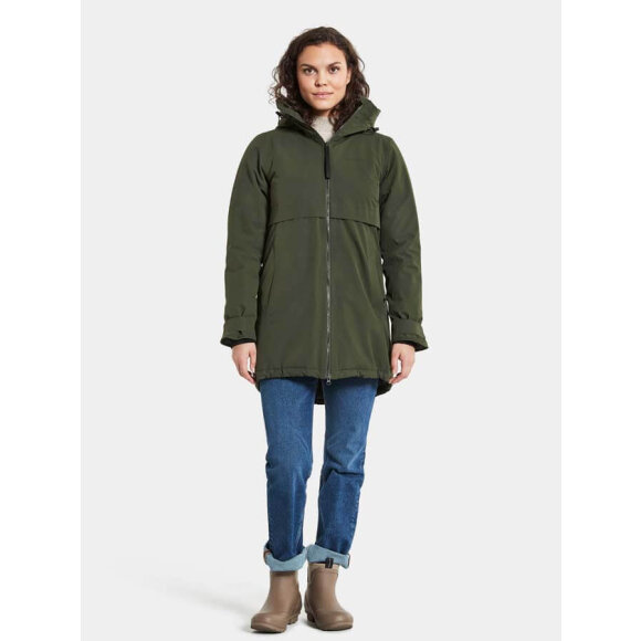 Didriksons - Helle Womens Parka Deep Green