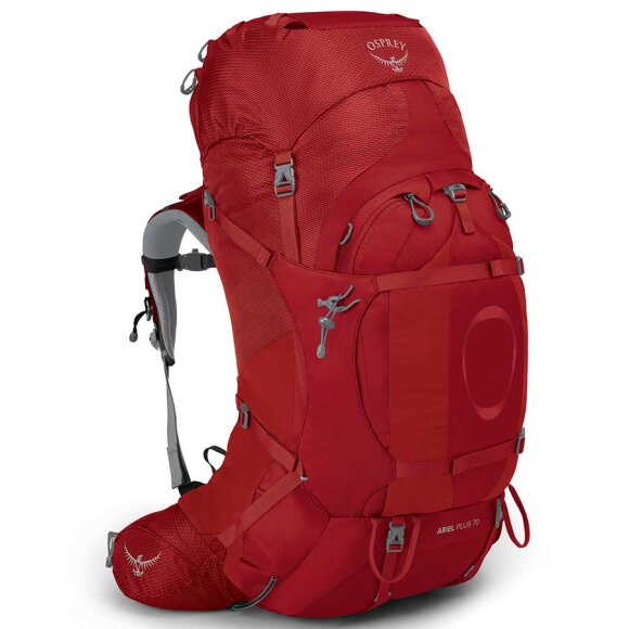 Osprey - Ariel Plus 70 Carnelian Red