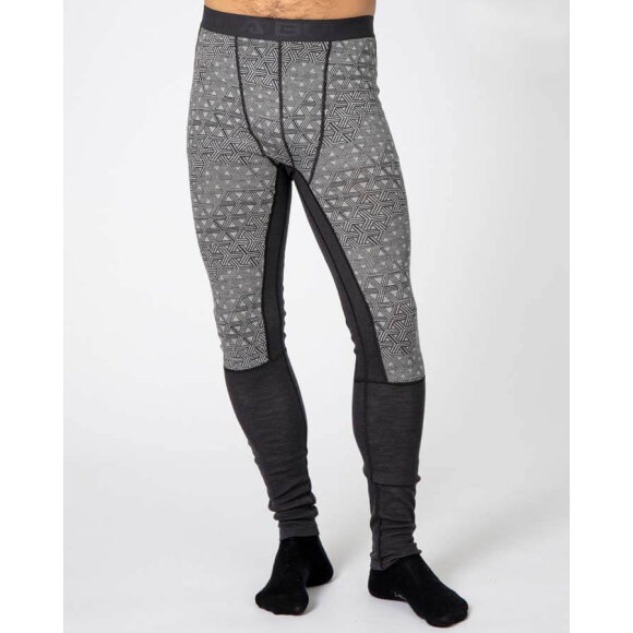 Bula - Geo Merino Wool Pants Grey