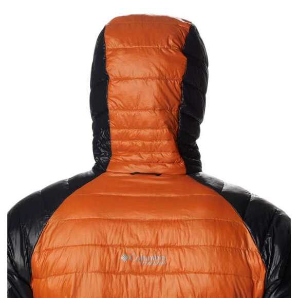 Columbia - Platinum Peak Hooded Jacket Orange/sort