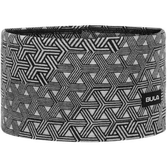 Bula - Geo Printed Wool Headband Grey