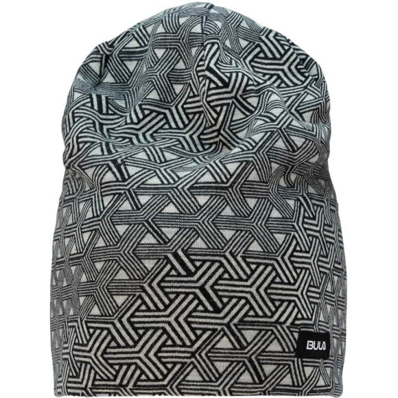 Bula - Geo Printed Wool Beanie Grey