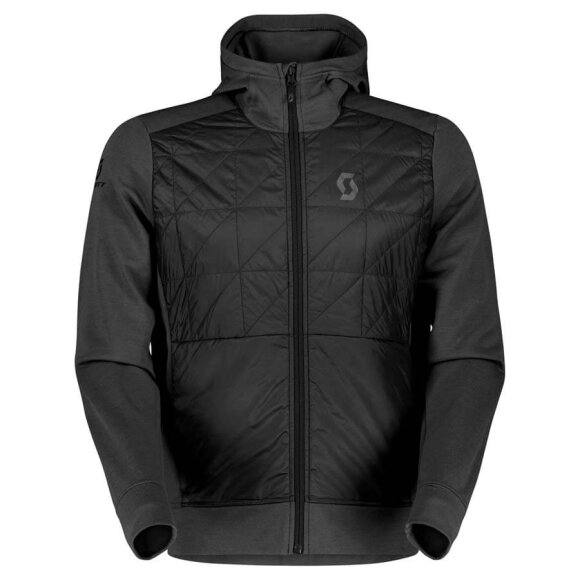 Scott - Hoody Mens Vertic Merino Black