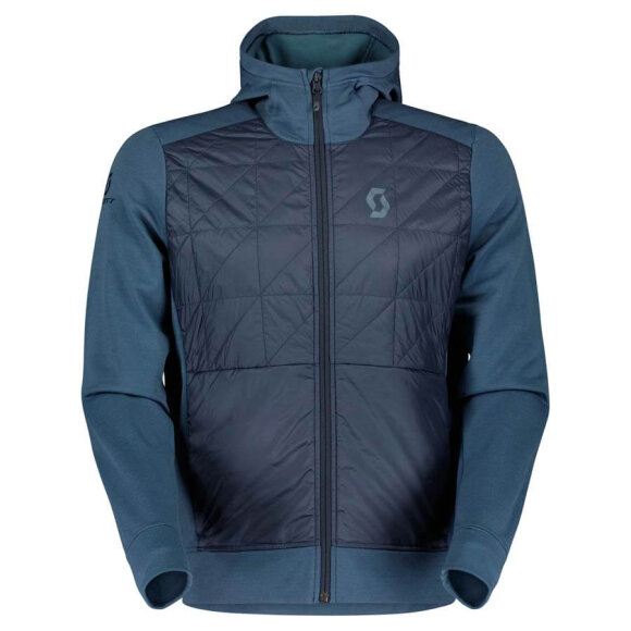 Scott - Hoody Mens Vertic Merino Blue