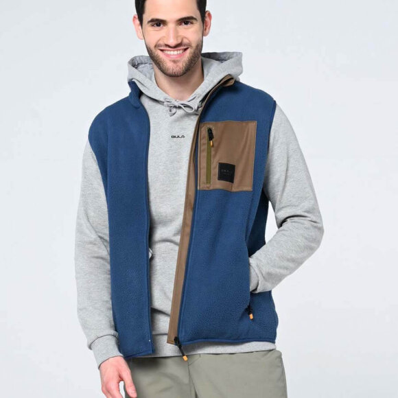 Bula - BaseCamp Fleece Vest Denim