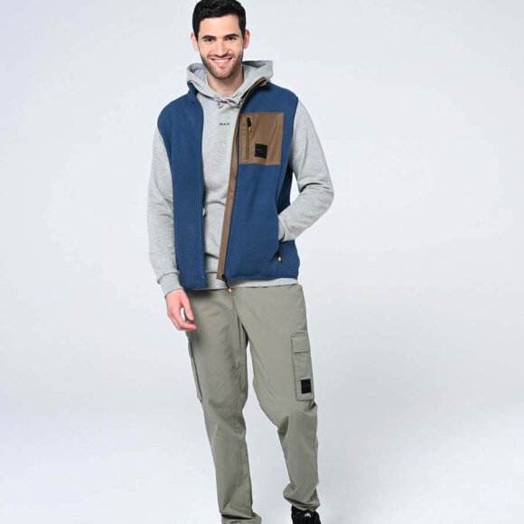 Bula - BaseCamp Fleece Vest Denim