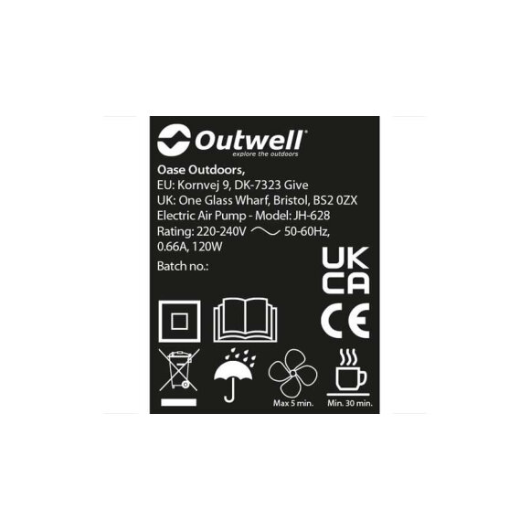 Outwell - Superior Single m. pumpe