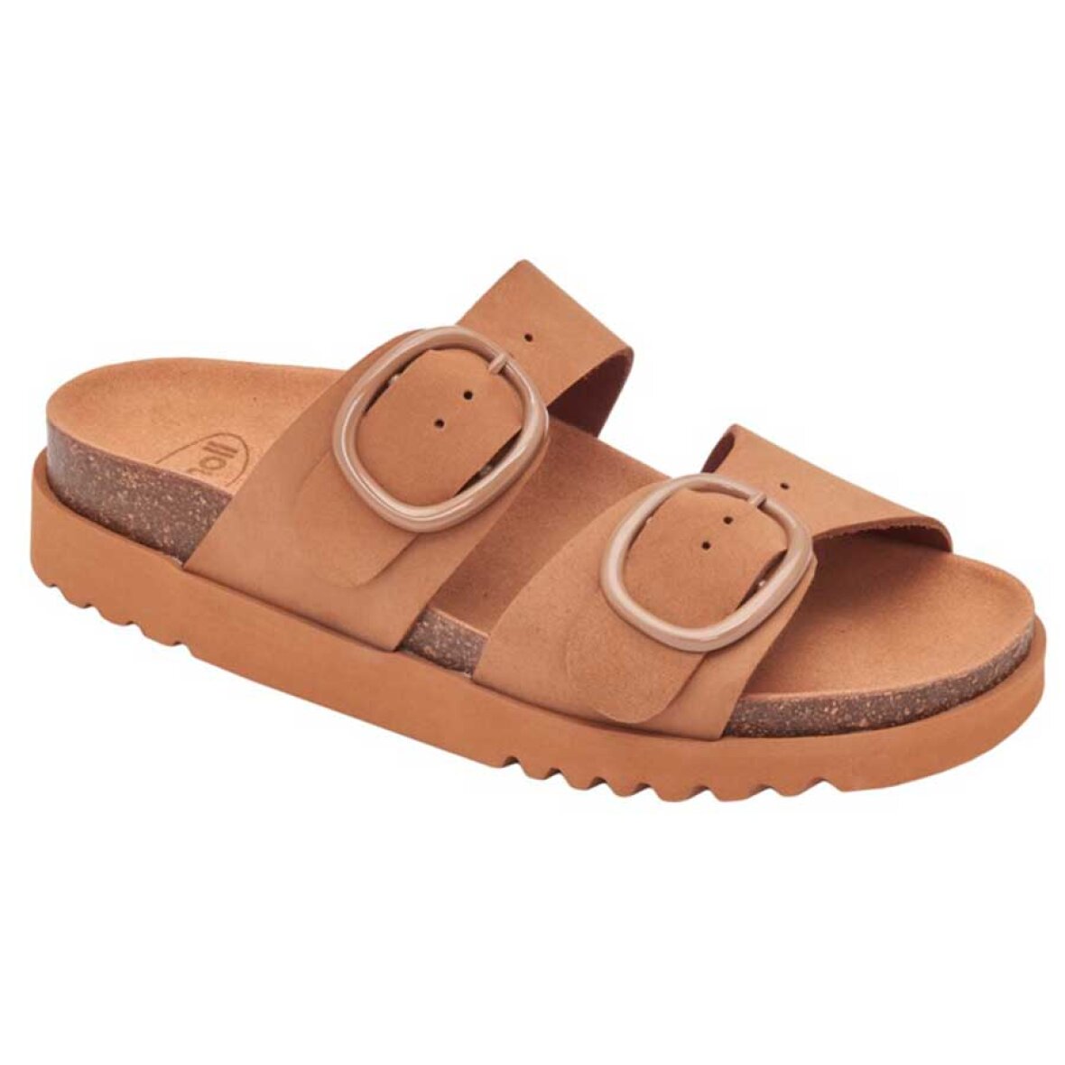 forsikring sur Ruckus Scholl Ambre Nubuck Camel Mules - Flot sommersandal, 4cm hæl - Køb her!