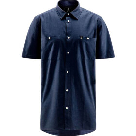 Haglöfs - Curious Hemp SS Shirt M Blue