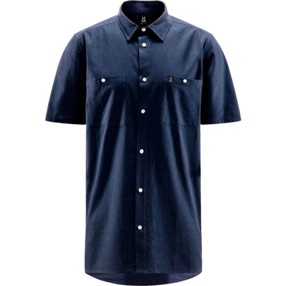 Haglöfs - Curious Hemp SS Shirt M Blue