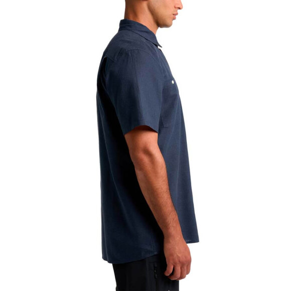 Haglöfs - Curious Hemp SS Shirt M Blue